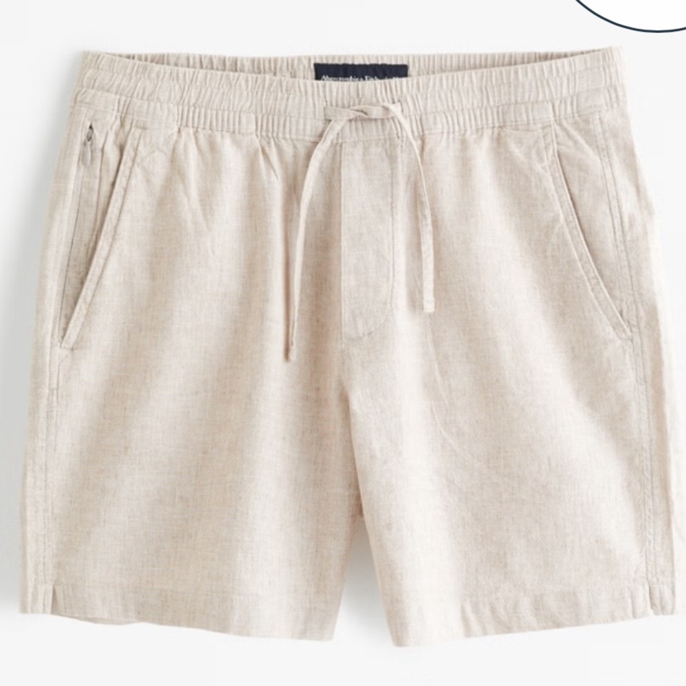 NWT Abercrombie Linen Blend Shorts